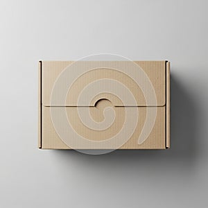 Placed on a smooth, light-colored surface, the box casts a subtle shadow