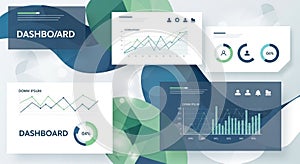 Placeholder text DOMM IPSUM appears alongside user icons and percentage