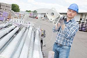 Placing product with rest