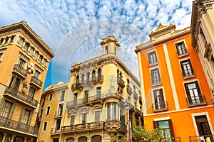 Placita de la Boqueria in Barcelona, Catalonia, Spain photo