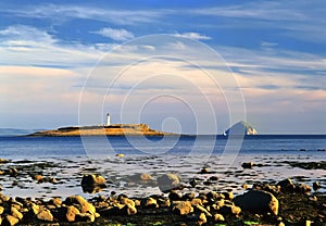 Pladda and Ailsa Craig, from Arran, Scotland