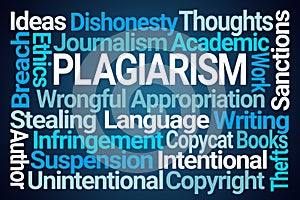 Plagiarism Word Cloud photo