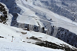 Centro en estación de esquí de Francia 