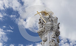 Plague Column, erected in honor of deliverance from plague in th