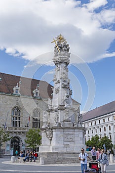 Plague Column, erected in honor