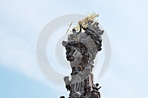 Plague column on main square - Kremnica