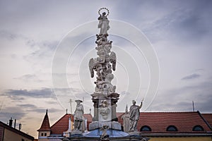 Plague Column in Uherske Hradiste