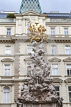 Plague Column in Vienna, Austria