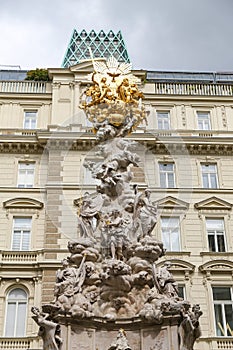 Plague Column in Vienna, Austria