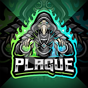 Plague doctor esport mascot logo