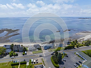 Plaice Cove aerial view, Hampton, NH, USA