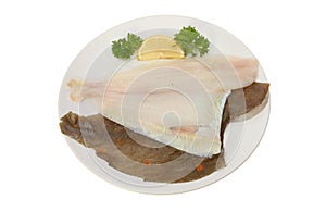 Plaice fillets photo