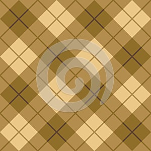 Plaid in Brown and Beige