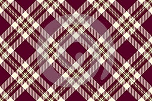Plaid check background of textile fabric seamless with a vector pattern texture tartan