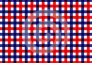 Plaid check diagonal fabric texture seamless pattern. Vector illustration