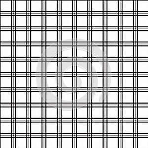 Plaid and check modern repeat pattern