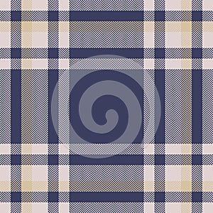 Plaid check pattern. Seamless fabric texture. Tartan textile print