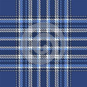 Plaid check pattern. Seamless fabric texture. Tartan textile print