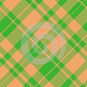 Plaid fabric vector of seamless pattern texture with a tartan textile check background