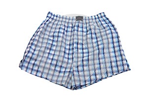 Plaid multicolored men's briefs (boxers)