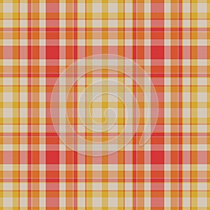 Plaid pattern seamless. Check fabric texture. Stripe square background. Vector textile design