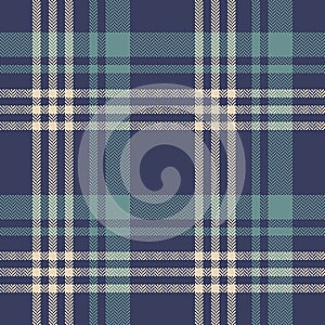 Plaid pattern summer design in blue  green  beige. Seamless abstract herringbone textured tartan check plaid graphic for flannel.