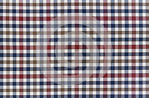 Plaid Patterns in Red, Dark Navy Blue, and White.