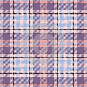 Plaid seamless pattern. Check cosy plaids. Repeating tartan checks design. Repeated scottish fall flannel. Madras fabric prints