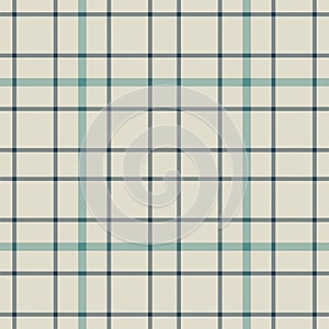 Plaid seamless pattern. Check fabric texture. Vector textile print