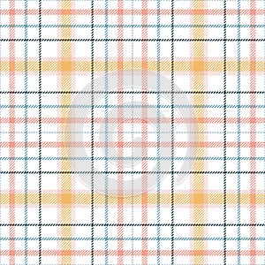 Plaid seamless pattern. Check line. Repeating tartan checks design. Repeated scottish stripe flannel. Scotland fabric prints photo