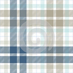 Plaid seamless pattern. Repeating checker fabric for design prints plaids. Repeated check ekose. Checks square line. Vichi cloth