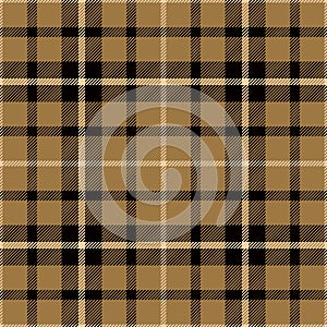 Plaid seamless pattern. Repeating checker fabric design prints plaids. Repeated check ekose. Checks square line. Vichi cloth