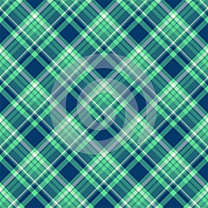 Plaid seamless pattern. Vector background of textile ornament. Flat fabric design