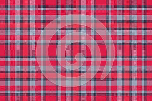 Plaid tartan textile of seamless fabric pattern with a check background vector texture