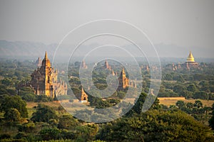 Plain of Bagan(Pagan), Mandalay, Myanmar.