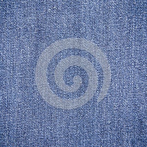 Plain Blue Jean Fabric Texture