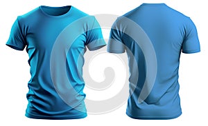 plain blue t-shirt mockup template