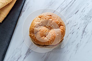 Plain Boring Microwaved Hamburger