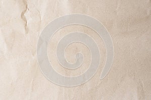 Plain brown eco paper texture in scrap canvas beige backdrop photo concept for letter craft design package box background. Pattern