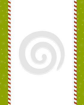 Plain Candy Cane Border