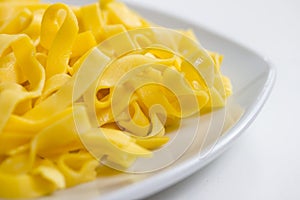 Plain fettucelle pasta