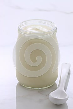 Plain french style yogurt