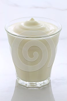 Plain french style yogurt