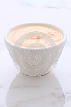 Plain french style yogurt