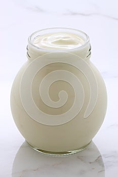 Plain french style yogurt