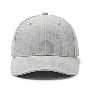 Simple gray baseball cap