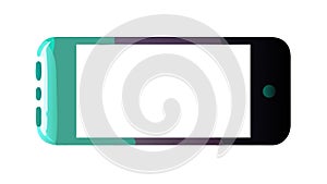 Plain Horizontal Smartphone Screen, vector design Generative AI