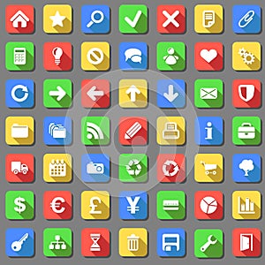 Plain icons set