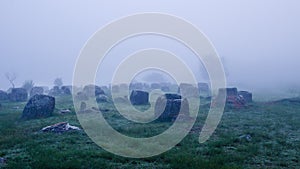 Plain of Jars archeological site, Phonsavan, Laos