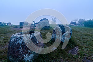 Plain of Jars archeological site, Phonsavan, Laos